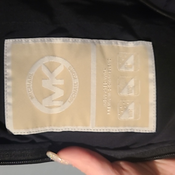 Micheal Kors puffer jacket with hood- Navy blue - Picture 3 of 6